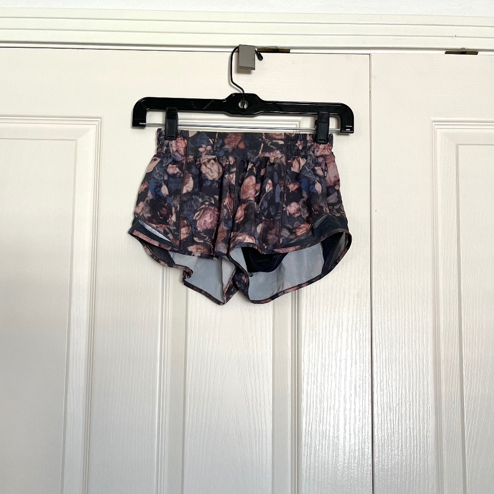 Lululemon Floral Hotty Hot (discontinued) Shorts